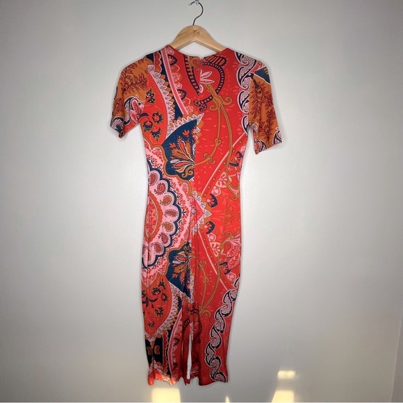 Farm Rio Giannina Knit Midi Dress by Anthropology Size XS - Picture 12 of 12